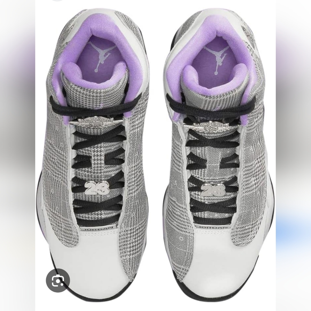 Jordan 13Retro Houndstooth Size 5.5 Color Grey/Purple - Picture 1 of 14